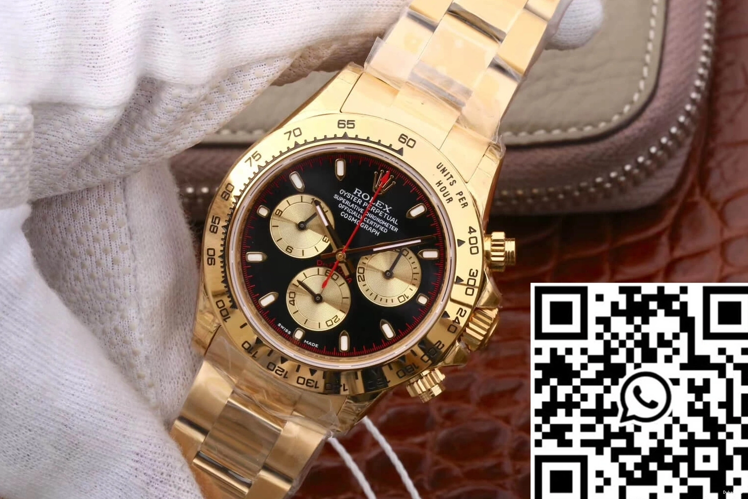 Black Rolex Cosmograph Daytona JH M116508-0009 Dial Factory 0309